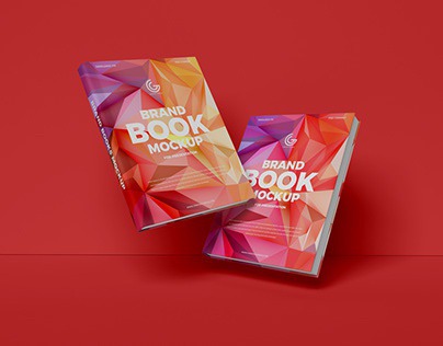 Free Brand Books Mockup PSD