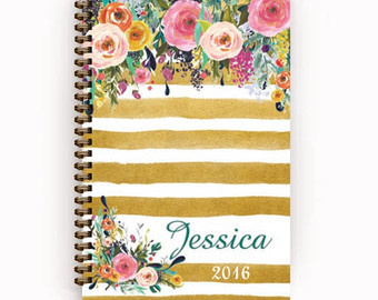 flower pattern, calendar, gold