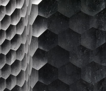 Favo curve Lithos Design Raffaello Galiotto #tiles #interiors #architecture #stone
