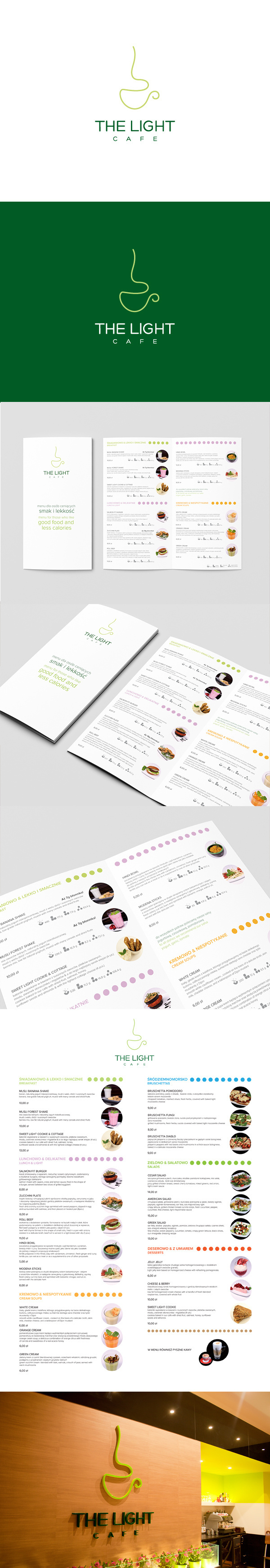 The Light Cafe #logo #identity #prints #branding