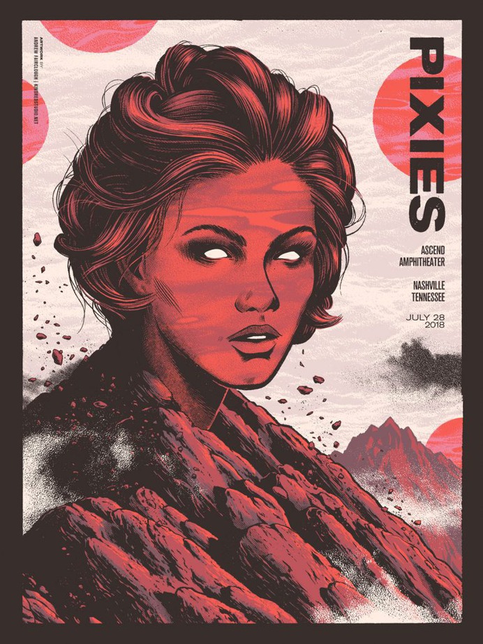 PIXIES – Nashville Gig Poster