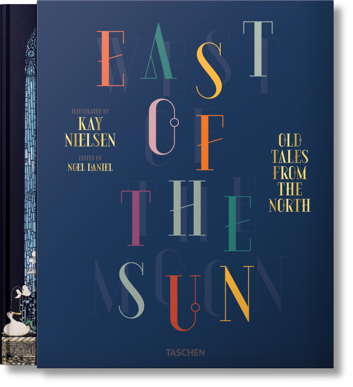 book cover typography east of the sun west