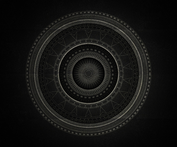 Inner space on Behance #branco #mandala #white #black #and #e #preto