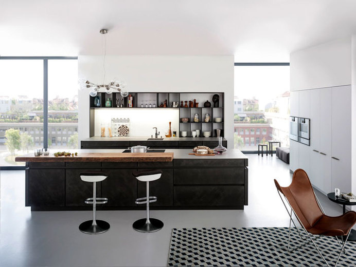 Concrete Kitchen at Cologne Furniture Fair sophisticated minimalist design kitchen #kitchen #concrete #design #modern