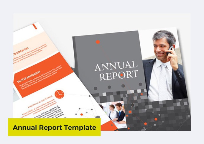 Annual Report & Brochure Template by Templatepickup