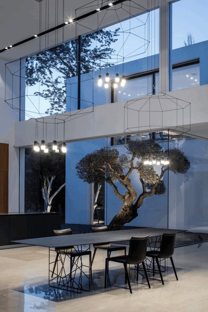 Simple Geometry Shines in Modern Minimalist Home 21