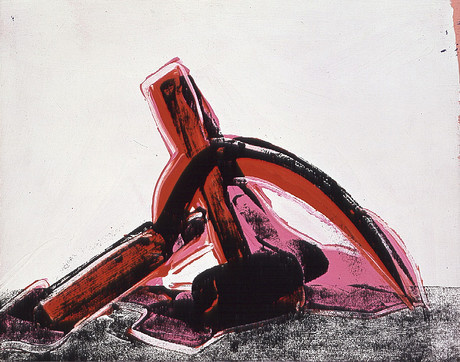 Andy Warhol | Hammer and Sickle, 1976 Screenprint on canvas 38,1 x 48,3 cm © 2013 The Andy Warhol Foundation for the Visual Arts, Inc. /