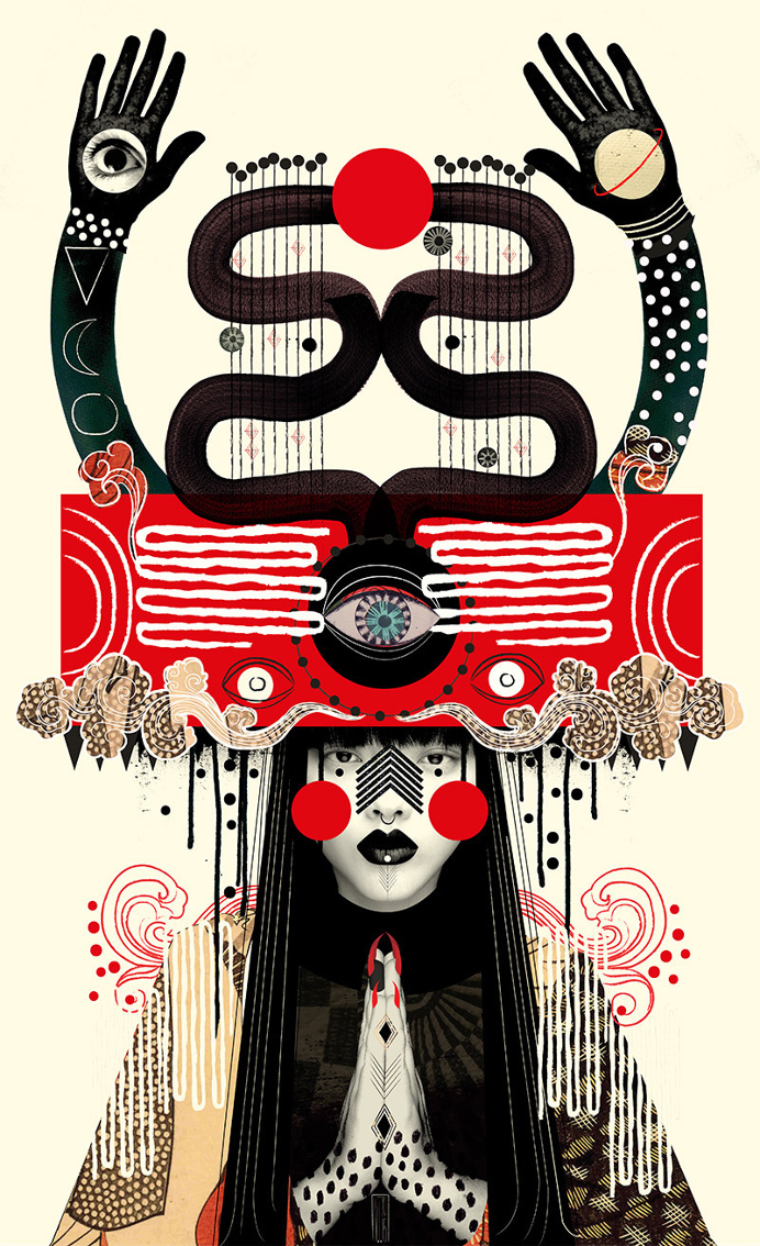 illustration, collage, victoria topping
