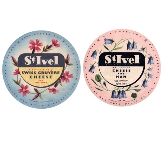 A Collection of Vintage Cheese Labels: Slideshow: Observatory: Design Observer #cheese #packaging #food #label #brand #vintage