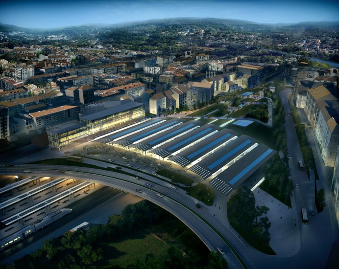 Foster + Partners win competition to design Ourense AVE Station,© Foster + Partners