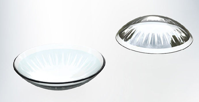 Introducing mirrored contact lenses that allow the user to see which side is the right way up upon putting it on to avoid any discomfort! #d