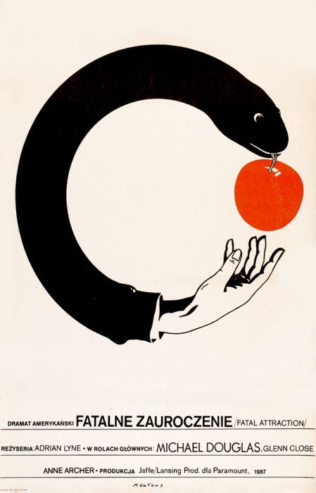 Fatal Attraction – Vintage Polish Movie Posters Of American Films