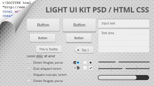 Gray ui kit with sliders and progress bar Free Psd. See more inspiration related to Light, Text, White, Bar, Tags, Ui, Buttons, Gray, Psd, Progress bar, Switch, Progress, Ui kit, Checkbox, Html, Horizontal, Kit, Tooltip, Css, Input, Sliders and Text input on Freepik.