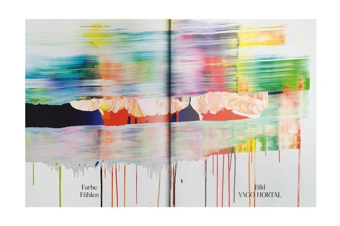 BB – magazine #abstract #color #bleed #spread #paint #full #painting #art #editorial