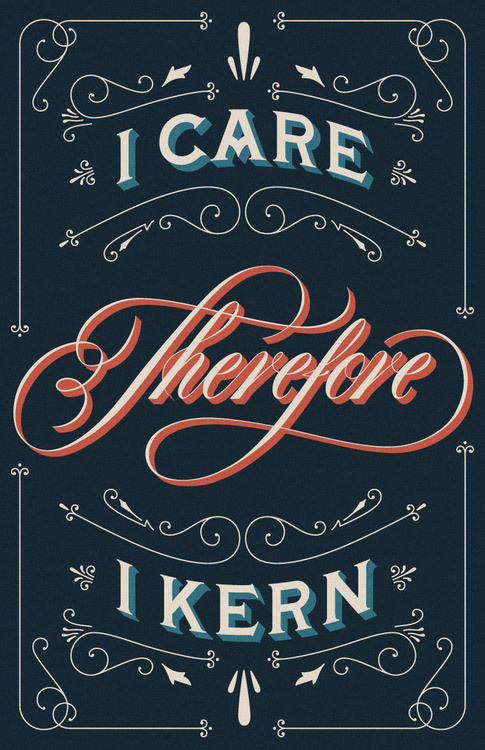 View the typography poster design #type #kern