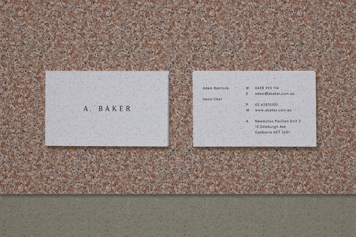 A. Baker | U-P #food #baker #branding