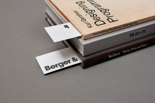 Berger #type #layout #minimal #book