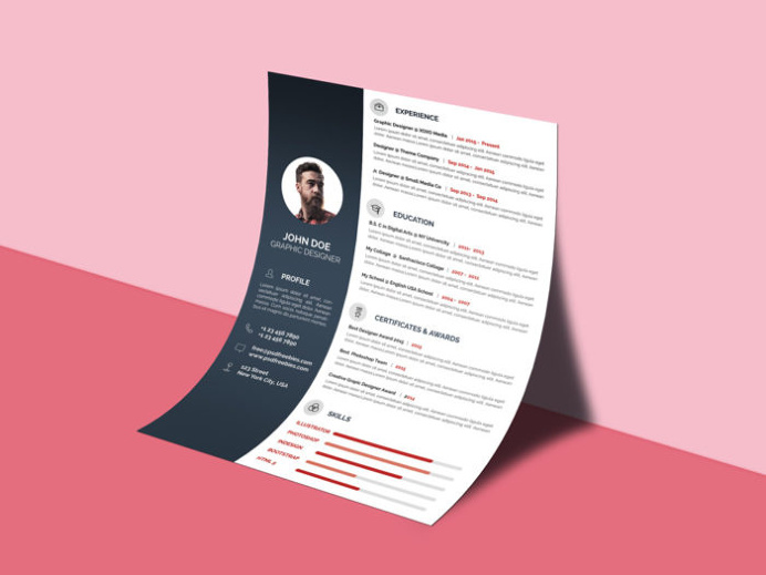 Free Professional CV/Resume Template