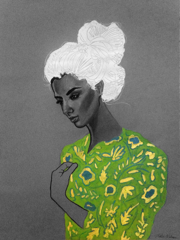Katie Melrose #abstract #woman #girl
