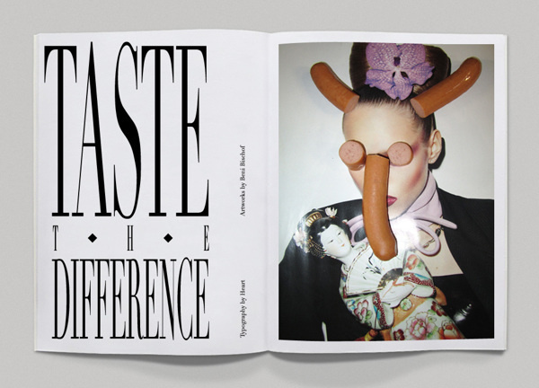 Heart Zine on Behance #fanzine #design #fashion #type #editorial #magazine