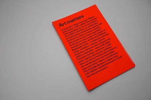 Art Matters : The Exercises #exhibition #folder