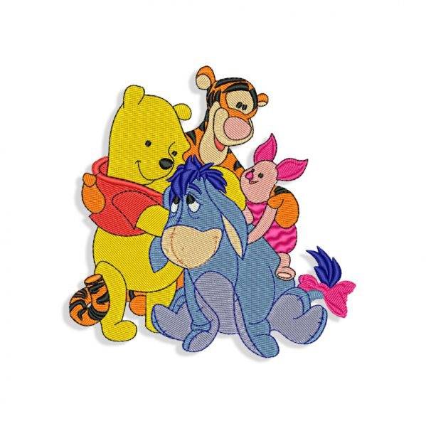 Winnie the Pooh Embroidery design