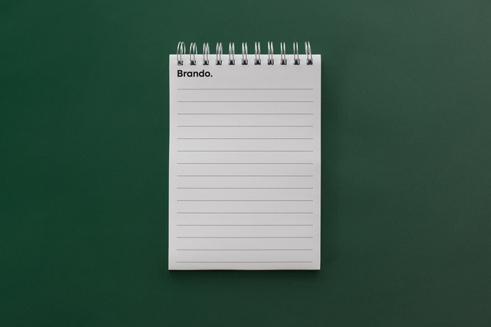 Spiral Notebook Free Mockup By Brando.ltd