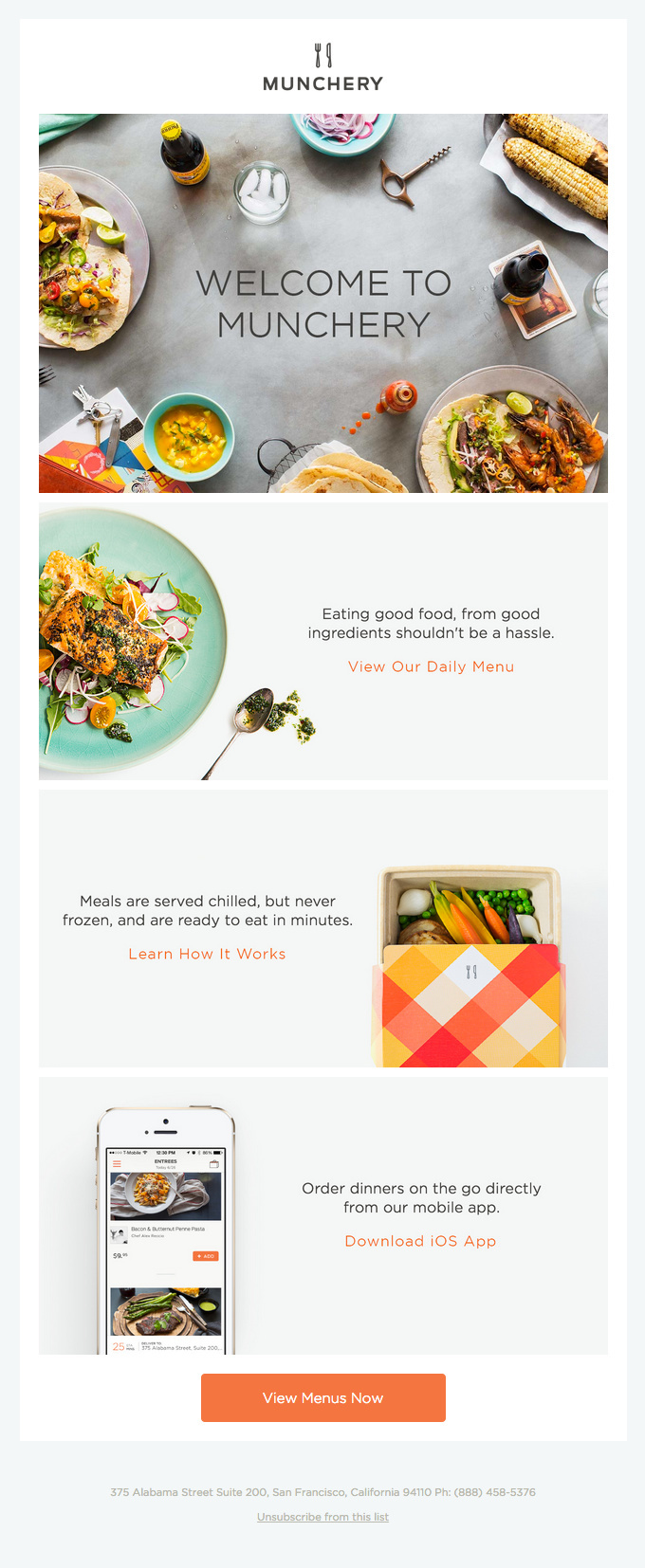 Welcome Aboard! Ready to Eat Better? - Really Good Emails