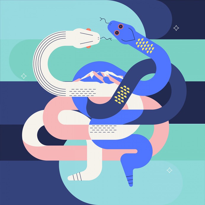 Mythical animals of earthquake
