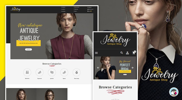 #Jewelry - #Antique #Imitation - #Prestashop #Responsive #Theme #eCommerce #Website #Design #Template