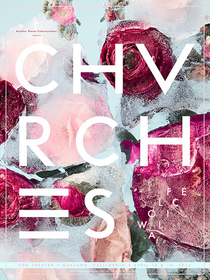 CHVRCHES • Gig poster