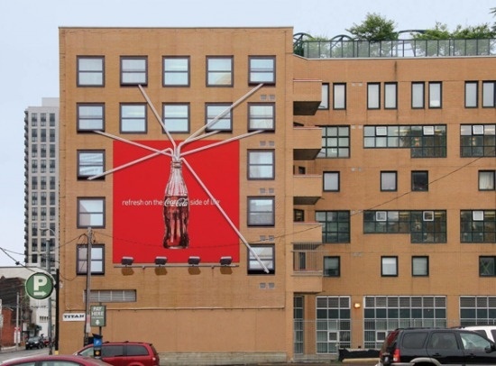 Coca-Cola Outdoors | Fubiz™ #ads