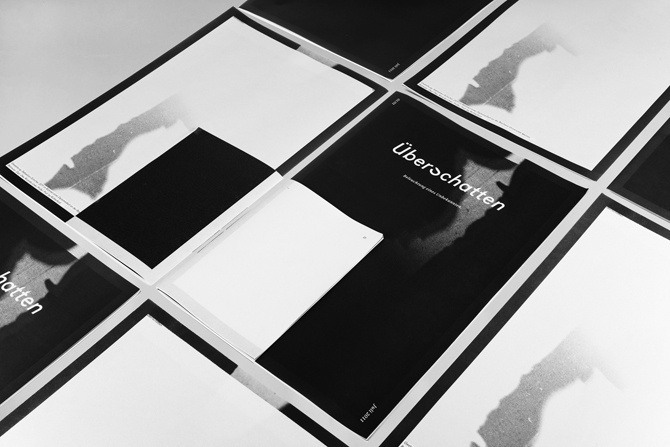 ÜBERSCHATTEN — DIPLOMARBEIT - Sebastian Schichel #white #fugue #black #and #editorial #magazine #typography