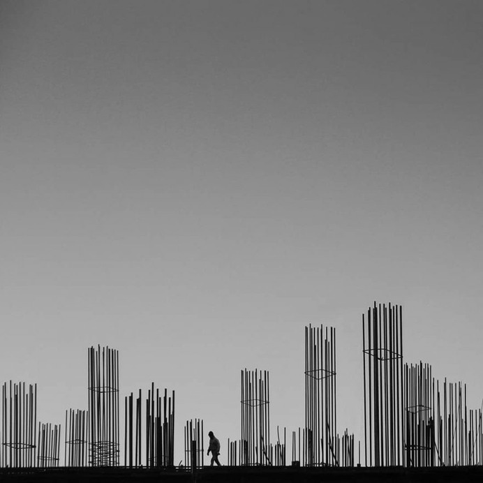 Minimalist Black and White Landscape Photography by Mostafa Nodeh