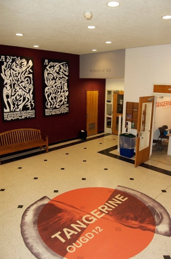 Tangerine: 2012 BFA Graphic Design Exhibition on Behance #vinyl