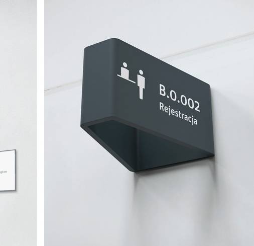 Wayfinding | Signage | Sign | Design | System oznakowniadla szpitala