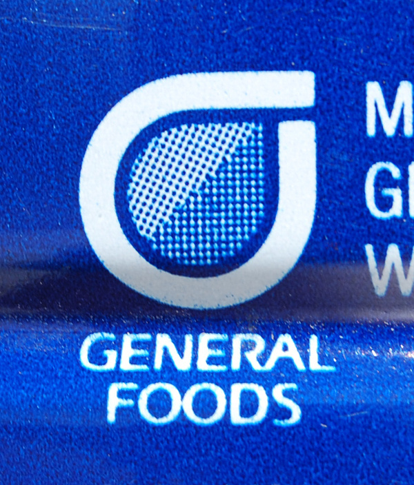 ]General Foods Logo, 1988 #halftone #bass #foods #saul #dots #logo #general
