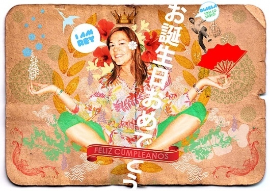 JPOP Japanese pop on the Behance Network #red #tropical #girl #design #graphic