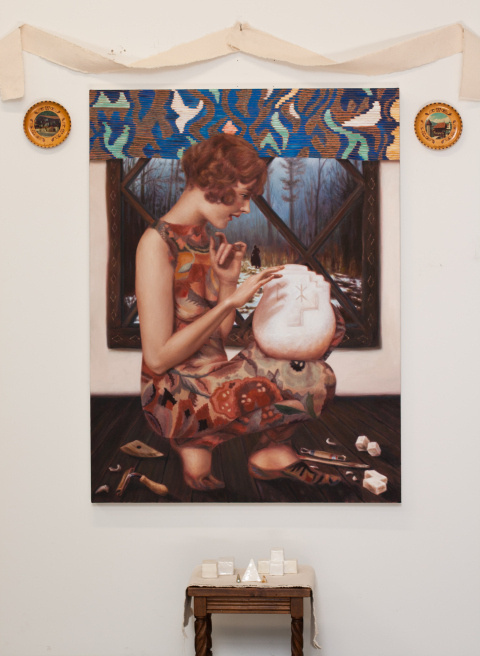 Alison Blickle | PICDIT #design #texture #painting #art #fashion