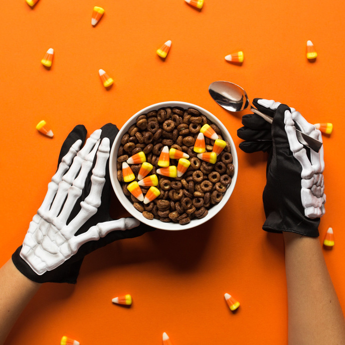 social content, cheerios, halloween