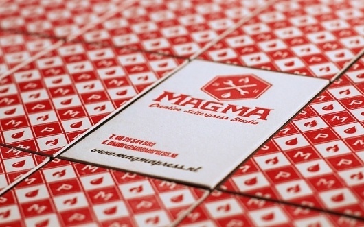 FPO: Magma Press Letterpress Pattern Cards #red #print #magma #letterpress #fpo #press #for #only #cards