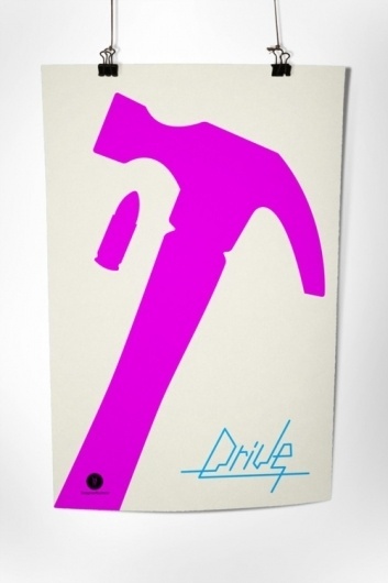 The works of Rodrigo Vejar #drive #minimal #poster