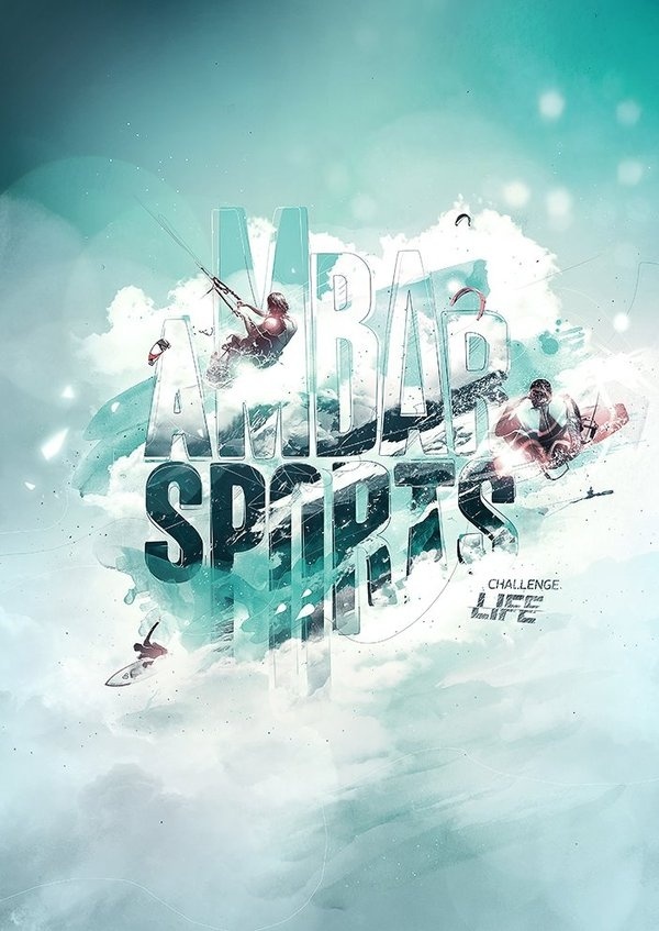 Sports Poster 2 #type #digital