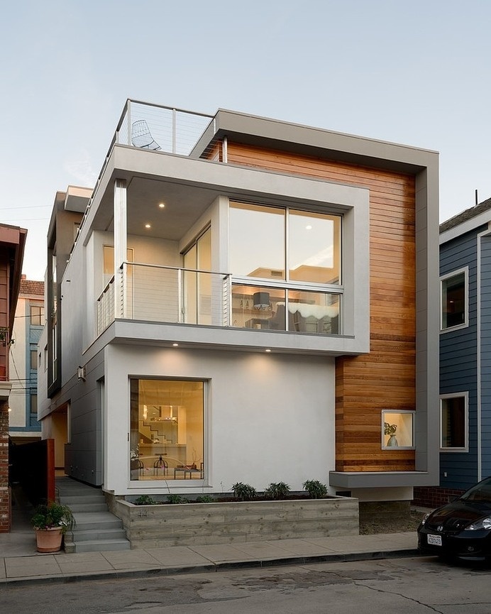 Impressive Modern Design Exhibited by Peninsula House in California #inspiration #architecture #house #modern