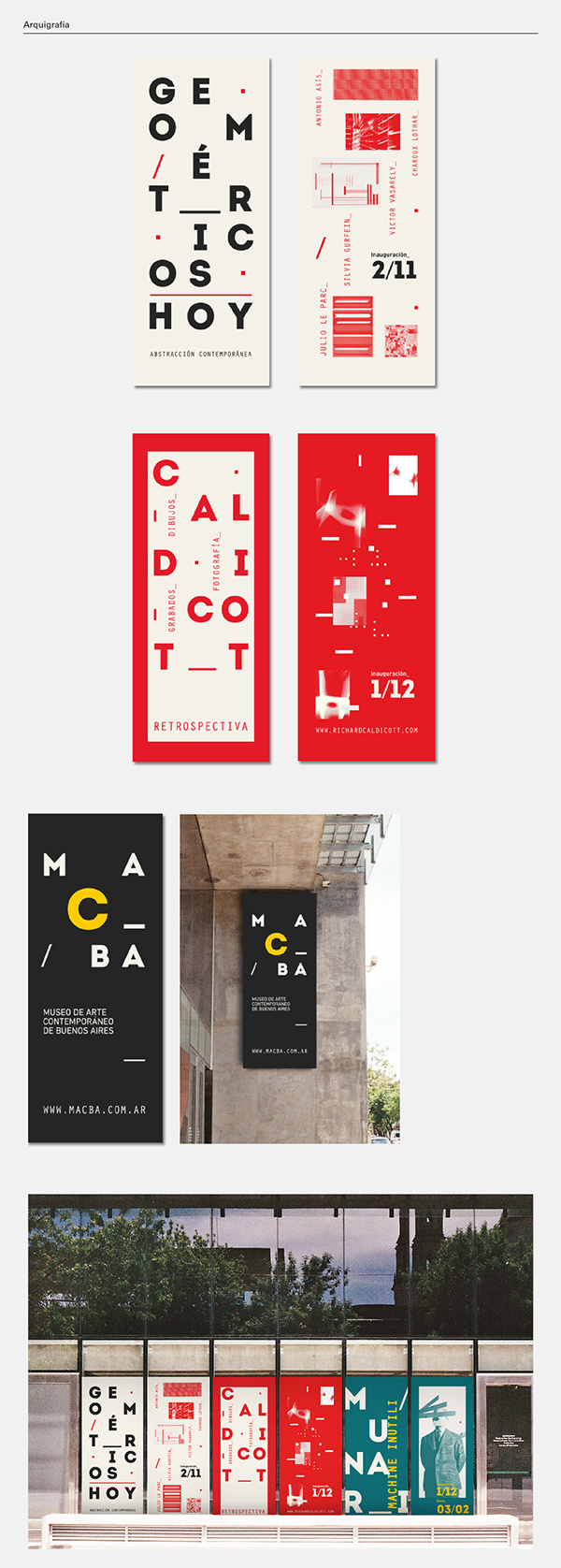 MACBA on Behance #modern #museum #typography