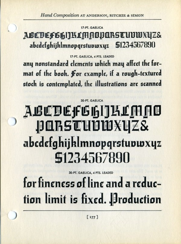 Gotika type specimen #type #specimen #typography