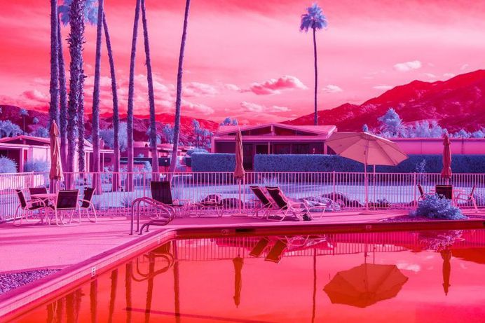 Infra Realism: Hypercolour Photos of California by Kate Ballis