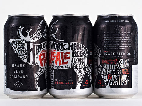 Ozark American Pale Ale Cans #beer #packaging