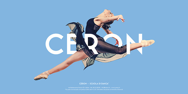 Ceron Dance School - Posters Design on Behance #dance #poster #typography