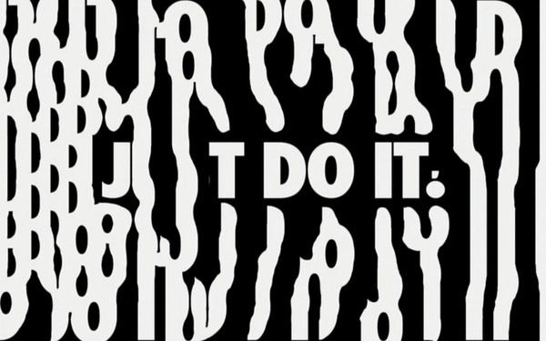 Content Aware Typography #nike #typography
